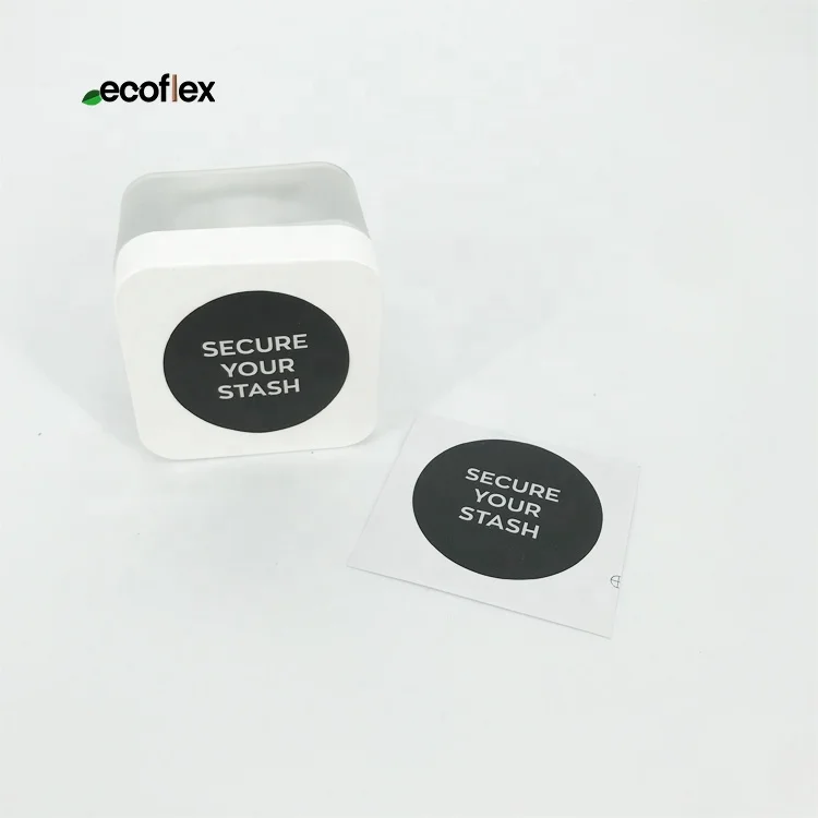 Wholesale Personalized Logo Matte Lamination Sticker Makeup Eye shadow Blush Gift Label