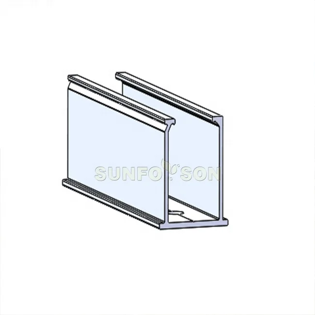 PV Panel Short Railless Roof Mounting System Solar Mini Rail/panel mounting pv mini rail