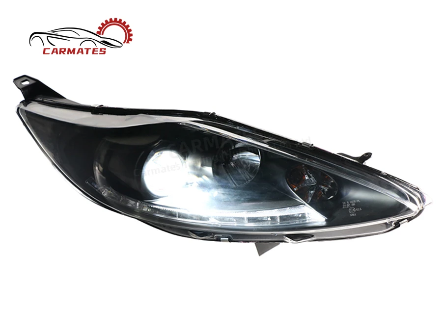 CARMATES Hot Selling Headlight Assembly LED DRL Front Lamps Turn Signal Head Light For Ford Fiesta 2008 2009 2010 2011 2012