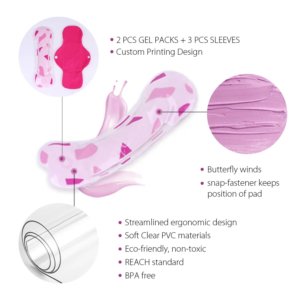 Mom Perineal Hot Cold Gel Pack Full Length Cooling Pad Liners for Postpartum Care