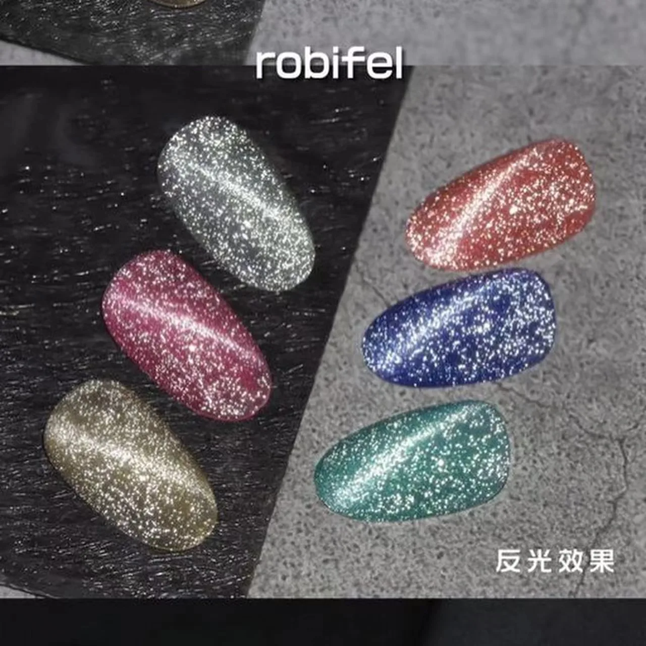 Magnetic Nail Polish Uv Holographic Cat Eye Nail Pigment Gel Polish Green Magic 9D Crystal Cat Eye Nail gel Polish