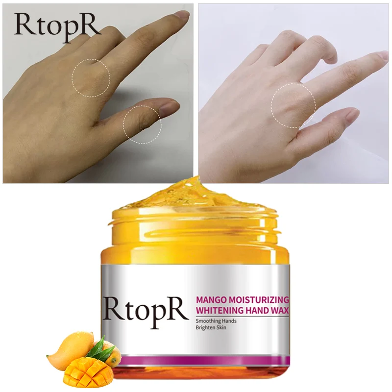 Mango Moisturizing Hand Wax Whitening Skin Hand Mask Repair Exfoliating Calluses Film Anti-Aging Hand Skin Cream 50g