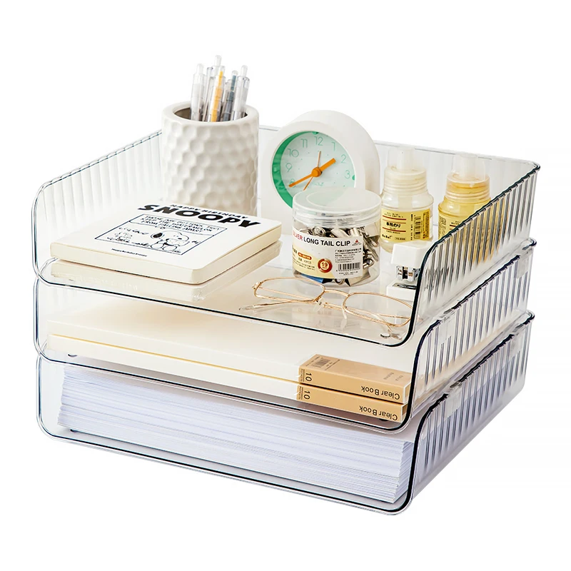 Office Supplies Document File Storage Rack Shelf Student A4 Paper Book Shelf Multi-layer Storage Shelf Desktop Organizer