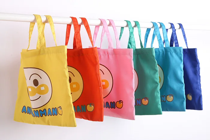 Индивидуальный принт, рекламная 100% хлопковая Милая Холщовая Сумка-тоут с улыбающимся лицом на заказ, хлопковая Холщовая Сумка