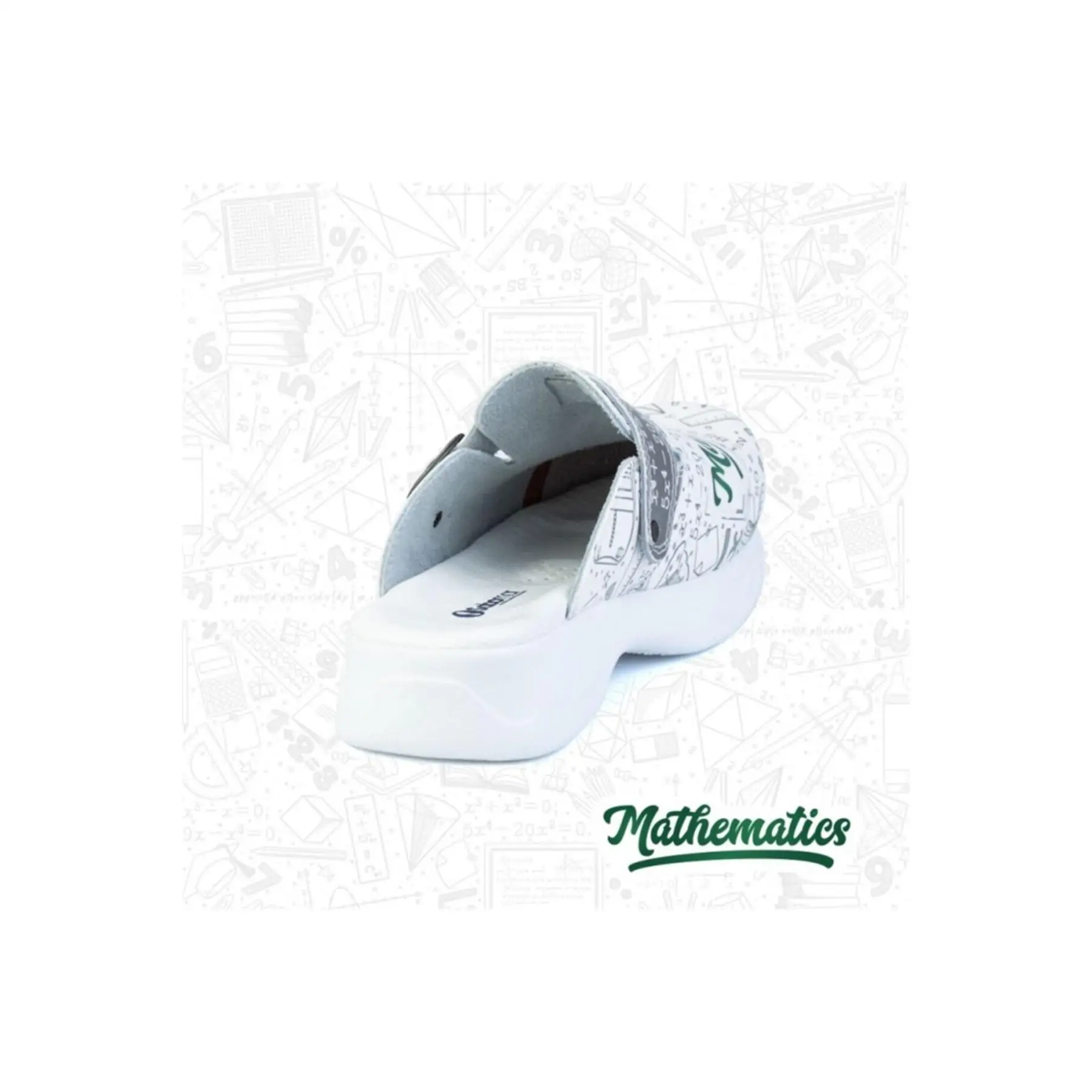 Manner Mathematics Themed Sabo Slippers