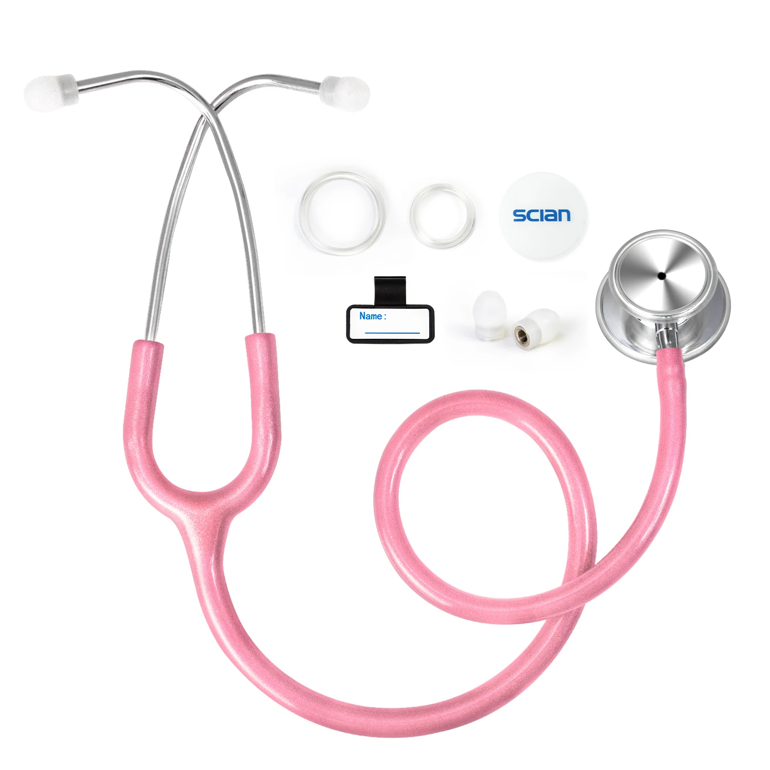 Manufacturers Wholesale OEM Scian Dual Head Stethoscope Premium Medical Cardiology Stethoscope With Accessories For Doctor Nurse