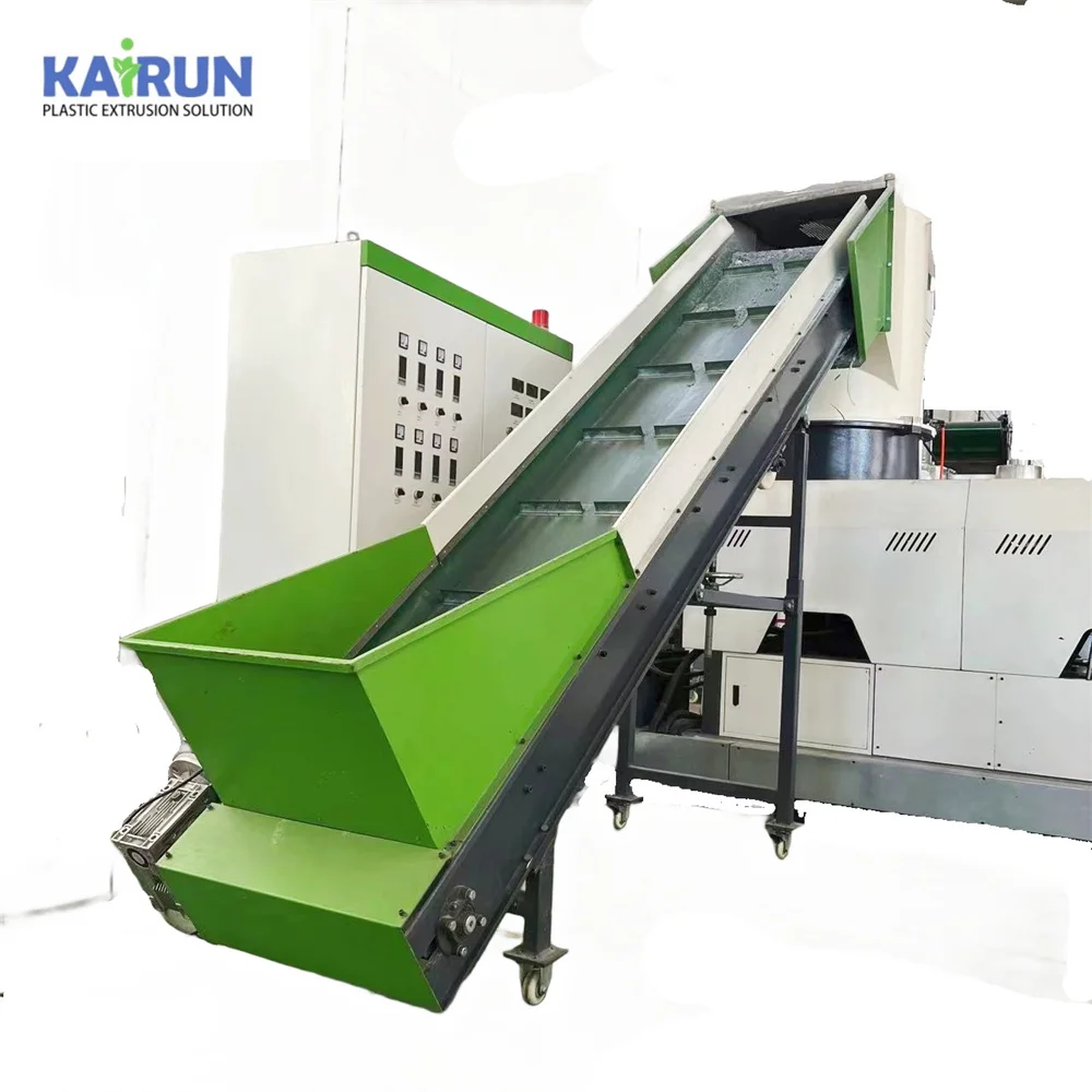 Waste Plastic Raw Material Bags Pelletizing Machine Ldpe Pe Pp Recycling Extruder Equipment Plastic Granulator Machine