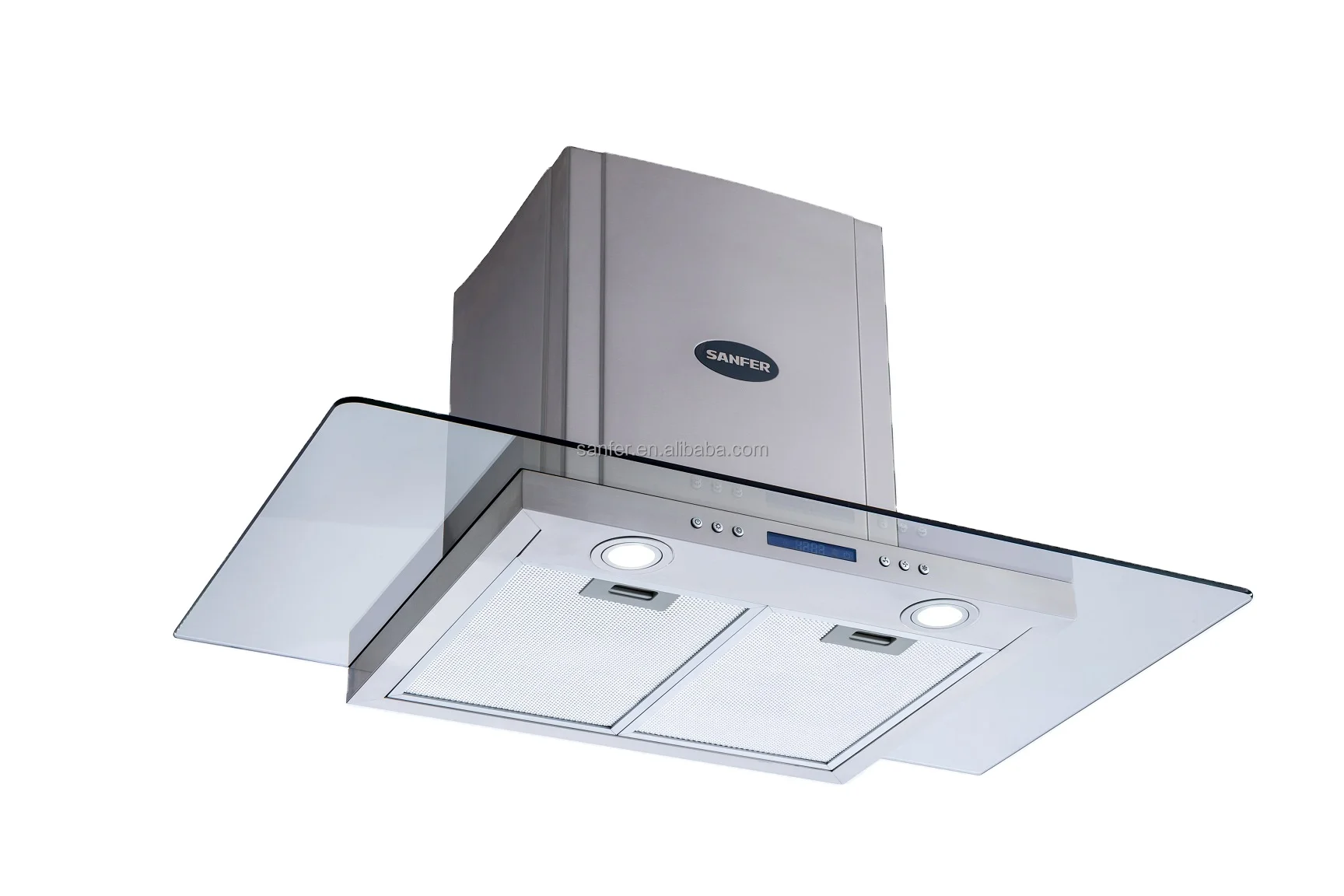 SANFER 3 Layers Baffle Filters Cooker Chimney Hood