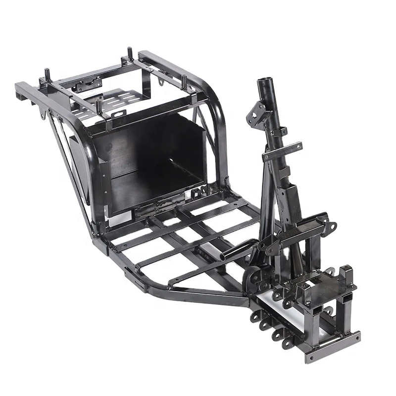 Factory custom electric old scooter frame parts electric motorcycle tricycle frame and spare parts support OEM/ODM