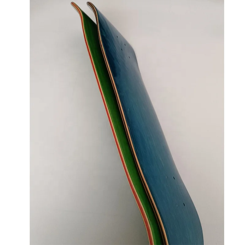 Ready to Ship In Stock Fast Dispatch Stock in warehouse 8inch skate board 7 ply 100% Canadian maple blue skateboard