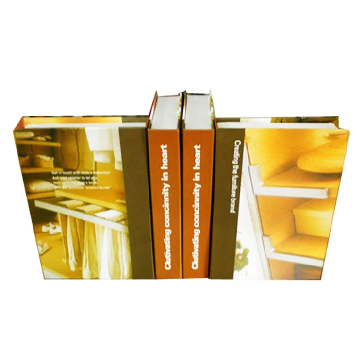 Wholesale packaging boxes gift box book shaped box cheap high quality decorative Fake book with hot stamping