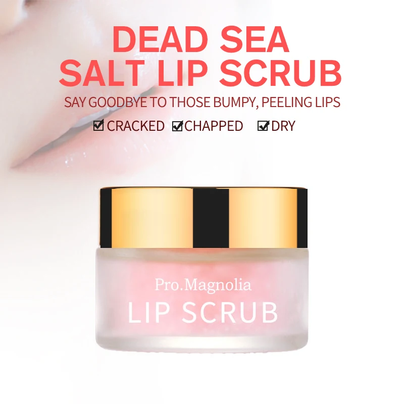 OEM ODM Wholesale All Natural Organic Moisturizing Exfoliator Pink lip scrub