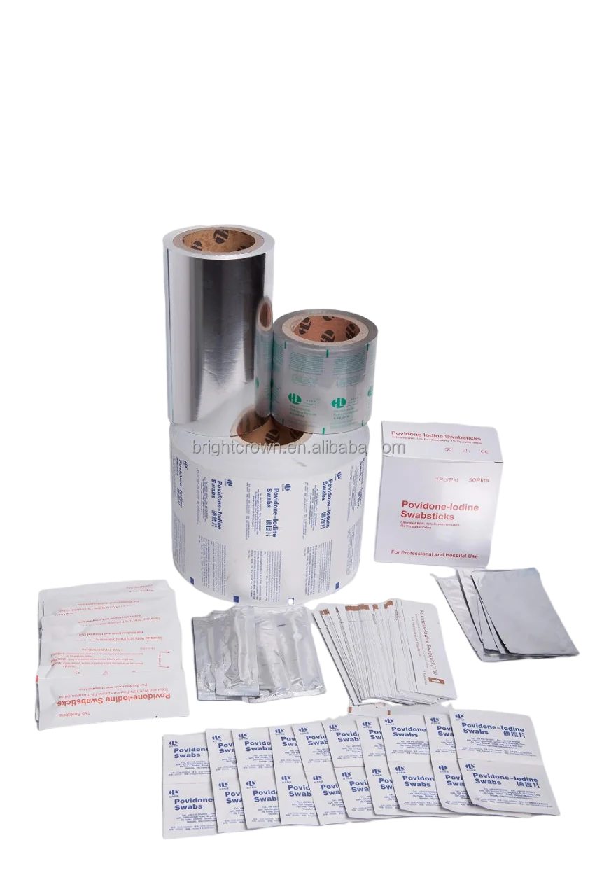 Disposable Composite Laminated Foil Paper Soft Roll Printed and Coated for Pharmaceutical Packaging