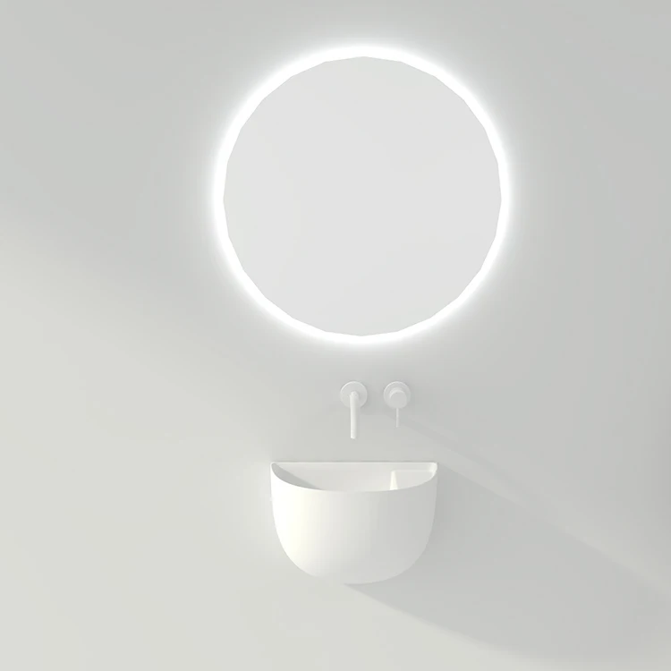 SM-8427 Европейский дизайн, новый стиль, шампунь, композитный столешница, Настенная раковина для ванной комнаты