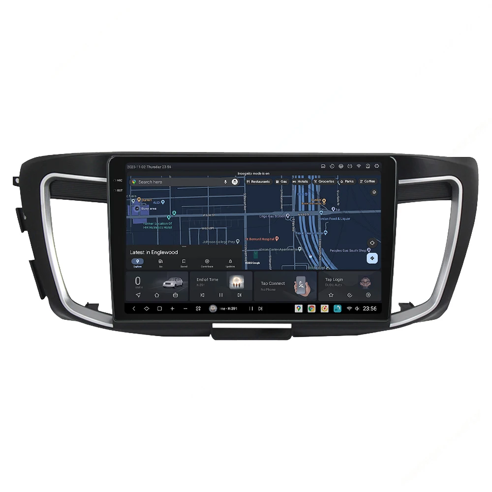 DUDUAUTO Android 13 Car Radio 12G+512G Navigation Multimedia Video Player For Honda Accord 9 TH CR 2012-2018