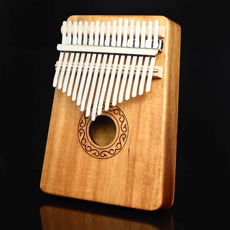 
China supplier 17 Key acacia Kalimba Finger Thumb Likembe Keyboard Marimba Wood Musical Instrument Wood Thumb Piano 