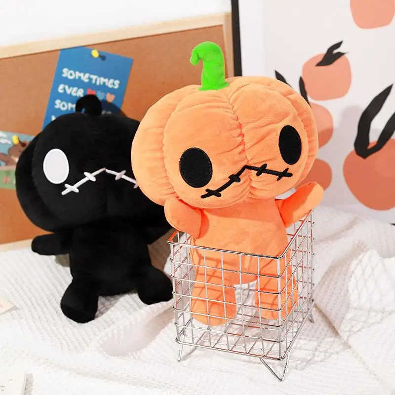 Happy Halloween 2024 pumpkin plush toys Plushies Kids Toy custom halloween pumpkin stuffed plush dolls toys