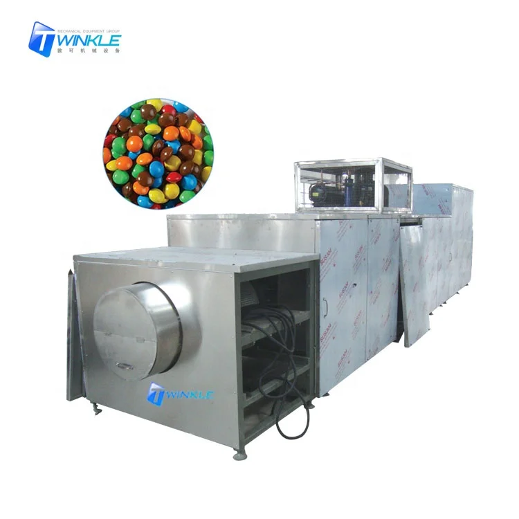 small chocolate gems machine/ chocolate beans making line