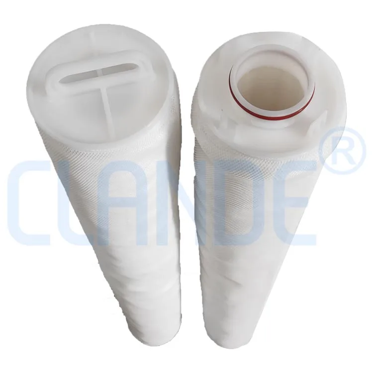 High Flow Rate Pleated 02/05 micron Membrane Water Filter Cartridge For Ro Water Treatment