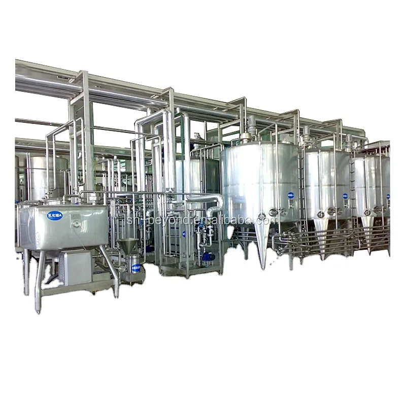 Complete full automatic dairy milk yoghurt cheese ice cream butter product processing plant