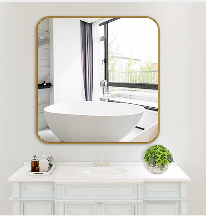 Customized square mirror wall decor mirrors wall 30cm square