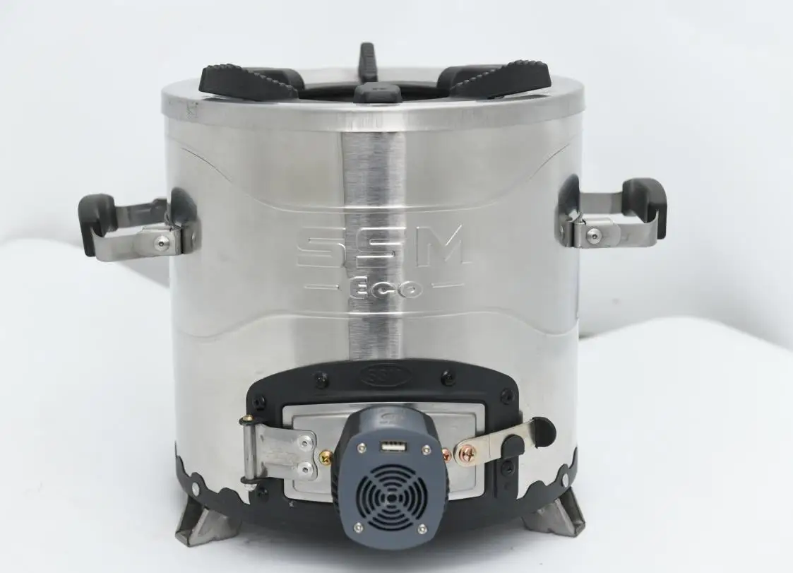 Outdoor Camping Stove Smokeless Pellet Cooker Charging Facilities Gasfier Stove