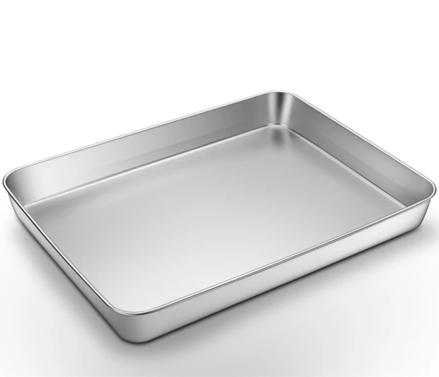 Оптовая продажа с завода, металлический прямоугольный поднос, сервировочный поднос