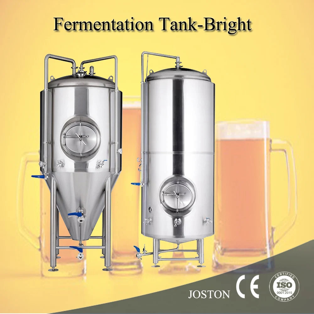 JOSTON 1000L Stainless Steel Tank Unitank Fermenter for Beer Wine & Alcohol Storage Used Condition 500L to 5000L Capacity