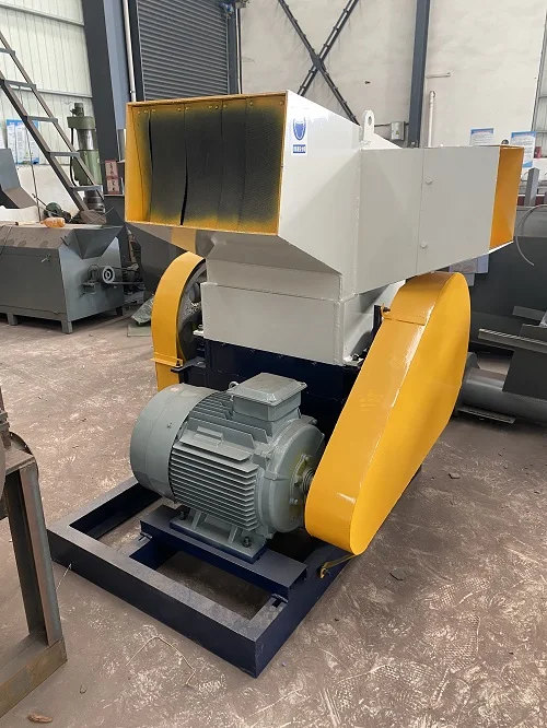 Pet PVC PP PET Waste Crusher Automatic PLC Waste Plastic Material PE Crushing Washing Drying Recycling Line One Year Warranty