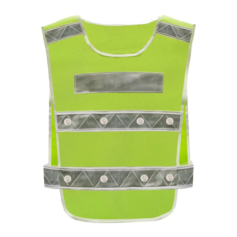 Custom your logo embroidery silk screen printing safety reflective vest tank top