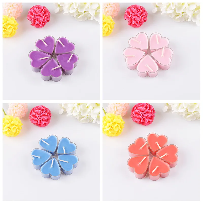 Heart-shaped Candles Scented Candles Romantic Birthday Incense Love Mood People Candlelight Dinner Candle Wholesale