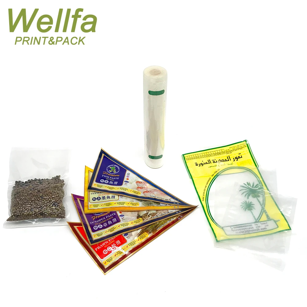 High Barrier Deep Stretch Nylon Co-extrusion Film Food Vacuum Seal Bag Special Bottom Film Cover Film Sausage Vacuum Packaging