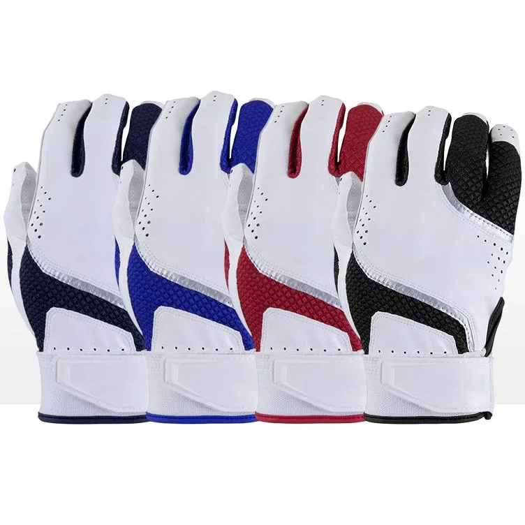 Customized Unisex Leather Baseball Softball Sports Gloves Baseball Gloves Batting Gloves