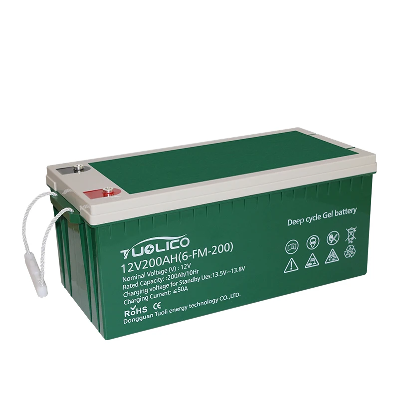 Tuoli Solar Battery Gel 12v 200ah 12 Volt Rechargeable Lead Acid Batteries Wholesale