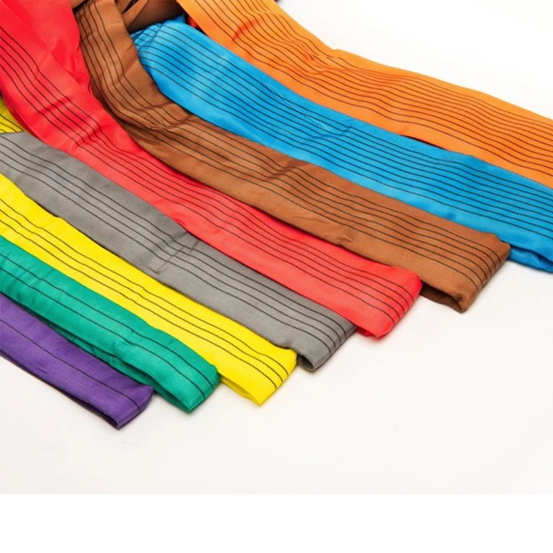 Round Sling 8400 lbs Vertical Capacity 4 Feet Length 16800 lbs Basket Heavy Duty Polyester Lifting Sling