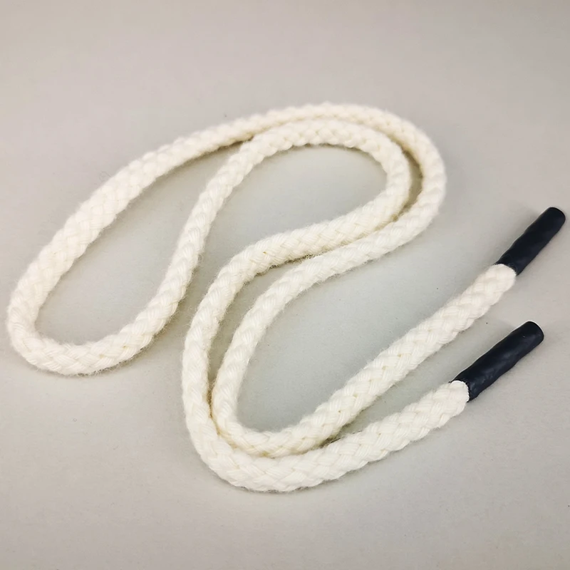 Braided Drawstring Cord Man Garment Lace Fabric Cotton Round Braid Color Nylon Rope