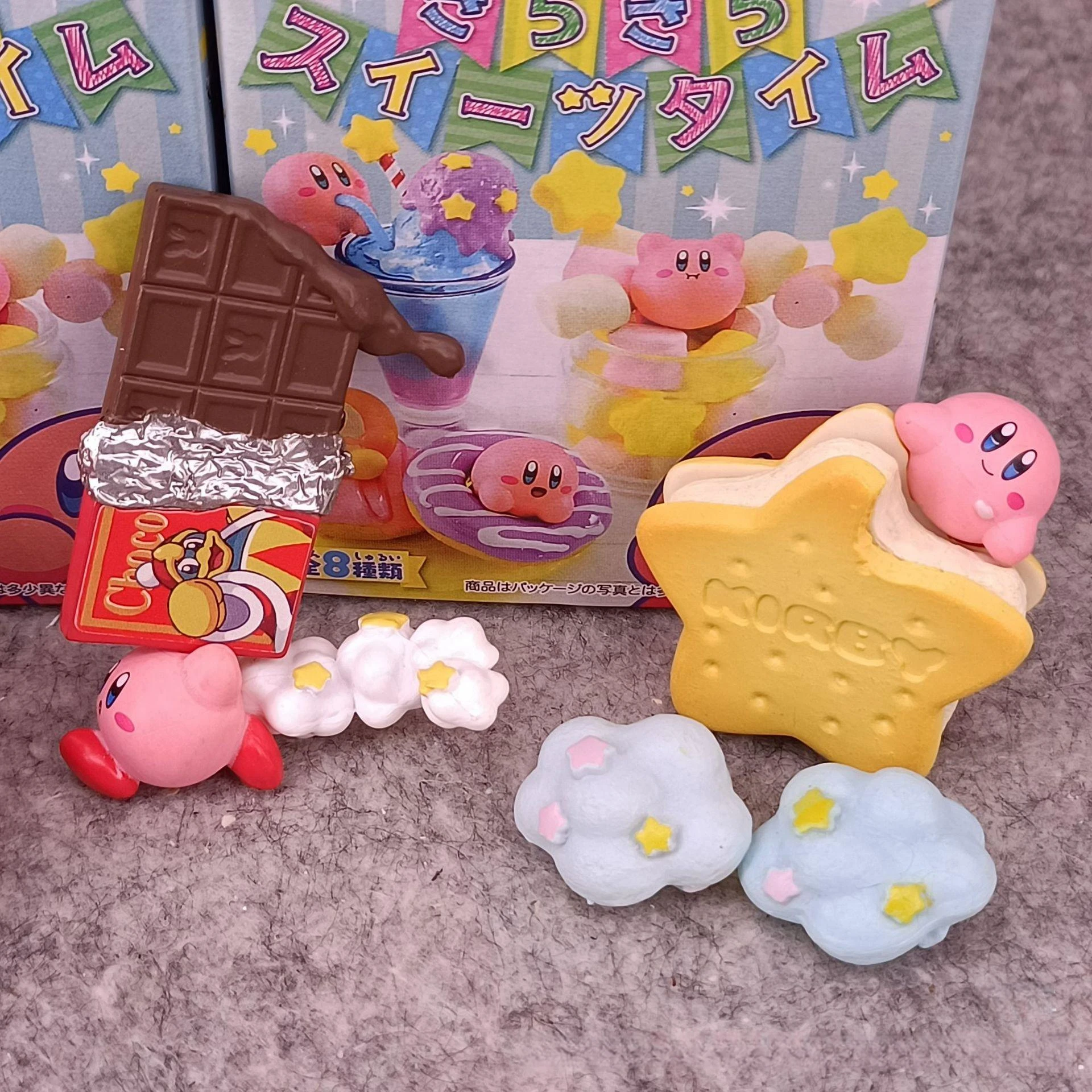 Bestselling Pvc 8pcs/set Model toy Anime Mystery Blind Box kirby super star action figure for Desktop Decoration