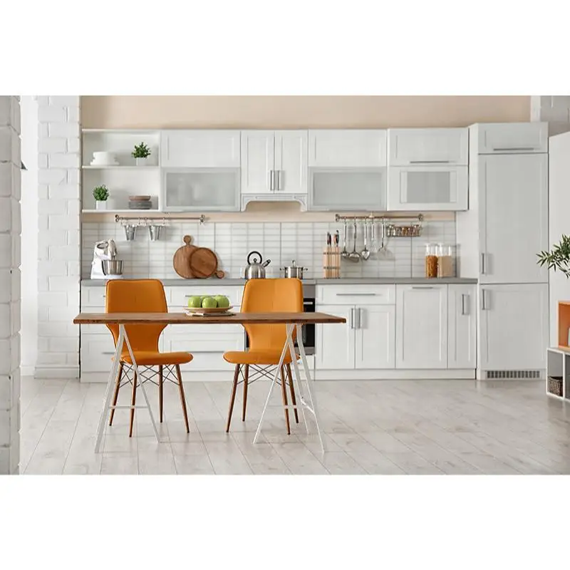 Grey matte lacquer finish 2 pac shaker kitchen cabinet modern indoor