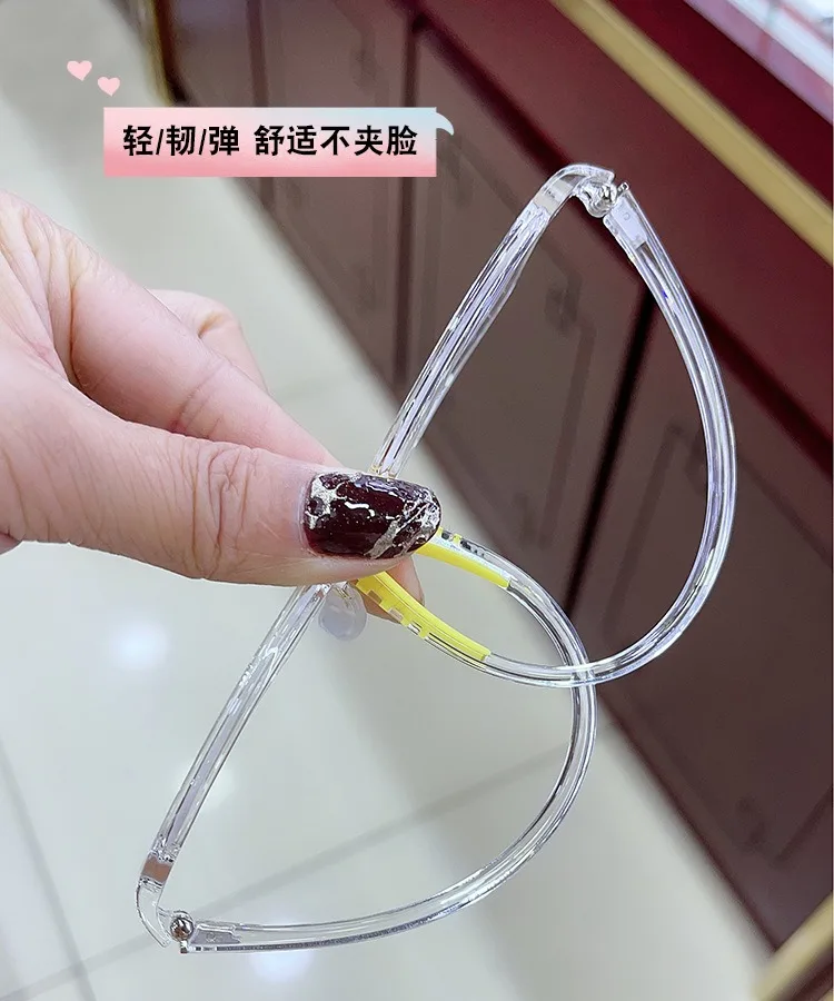 Multifunctional Optical Glasses Myopia TR90 Anti Blue Light Silicone Child Square Glasses configured With Non Slip Nose Pads