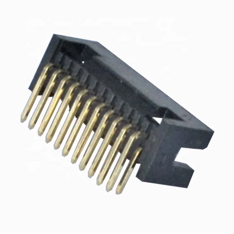 Штыревой разъем 2x11Pin, золотистый разъем с шагом 1,27 мм