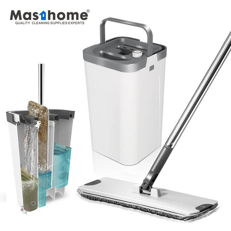  Швабра Masthome March Expo со съемной ручкой из нержавеющей стали волшебная для мытья плоская с