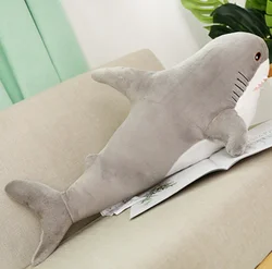 YIWU ALLSHINE Hot Sale 45/80/100CM Big Size Soft Shark Toy