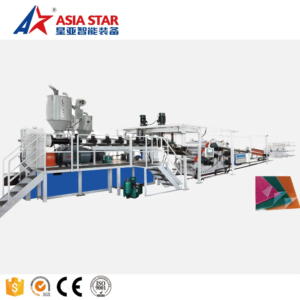 Plastic Solid Compact Embossed Sheet Board Machine Extrusion Production Line SPC floor production line