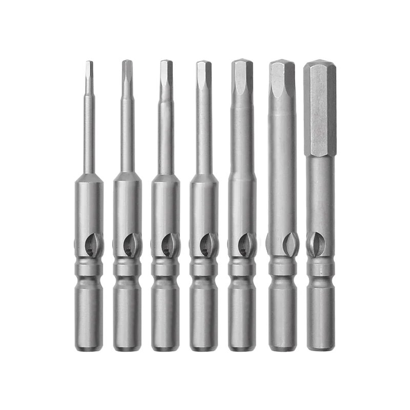 Price concessions Seiko manufacturing electric screwdriver 6mm round handle hexagonal screwdriver bits S2 strong magnetic