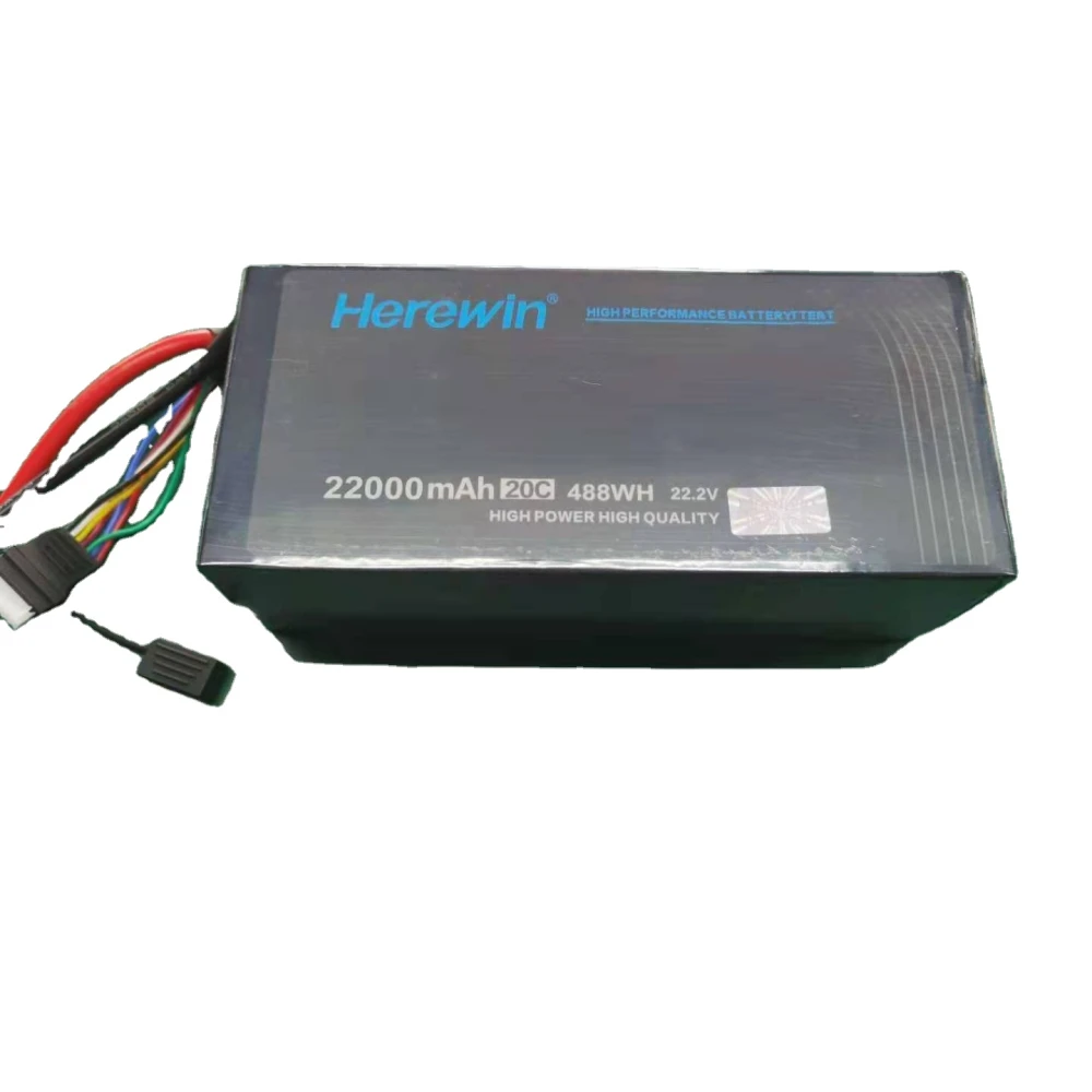 Manufacturer customized 12000mAh 22.2V 20C drone battery