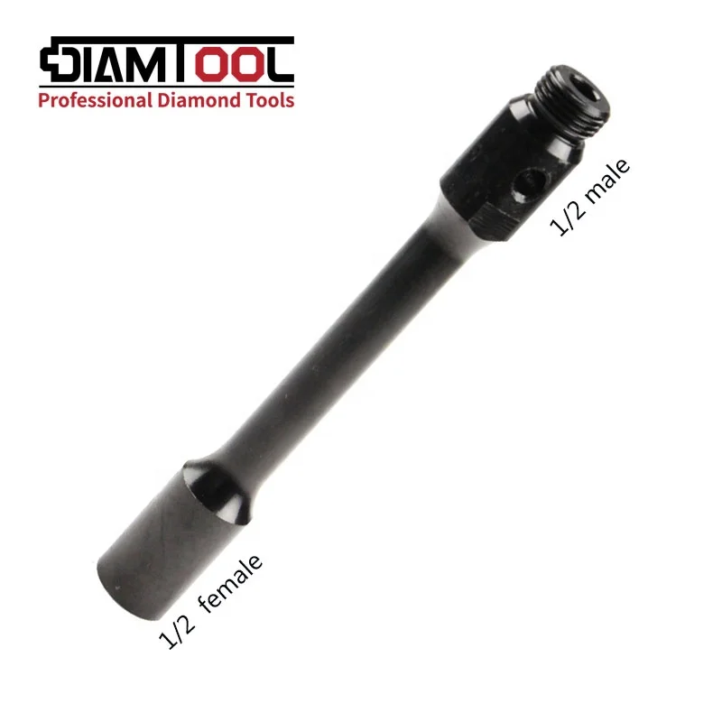 1/2BSP  1/2GAS Steel Extension Rod for Efficient Power Tool Accessories Diamond Core Drill Bit for Machine Use