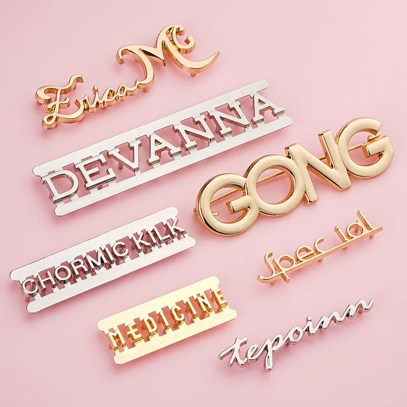 Popular Custom Logo Badge Pin Wholesale Car Emblems Logo Badge Metal Logo Plate Metal Gifts Metal Crafts Enamel Badge