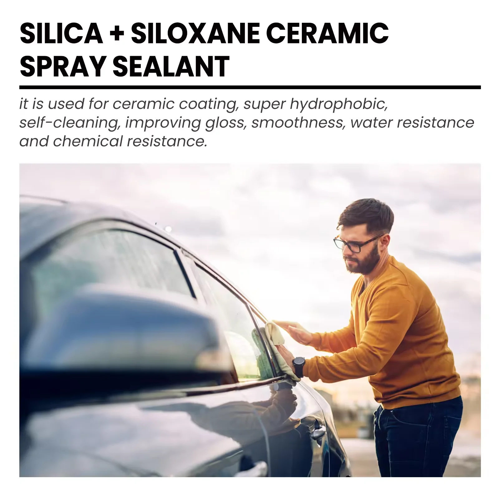 High Quality Car Paint Maintenance Paintwork Pre-Cleaner Stain Polishing Brightening Refurbishing Agent Siloxane Ceramic Sealant