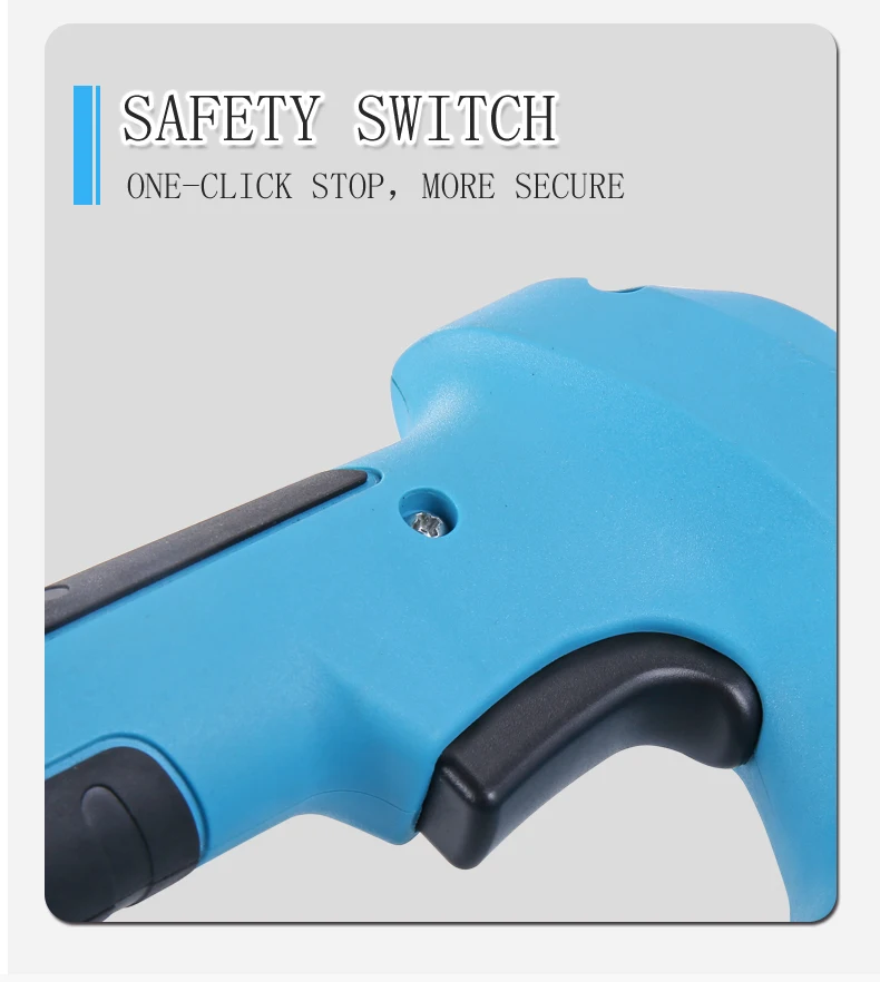 Battery Brush-cutter attachment brushcutter head brush line with two poles connect