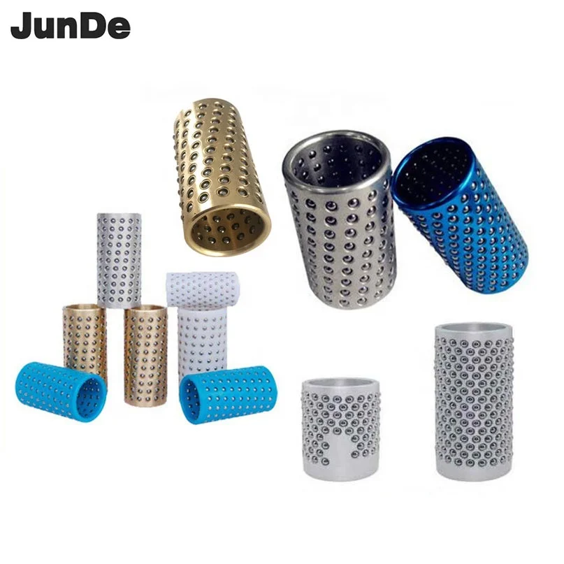 Aluminum Cage Ball Bushing for Guide Post 22*60 Pom Bearing Plastic Cage